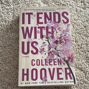 'It Ends With Us' Novel - Pink and Cream Cover